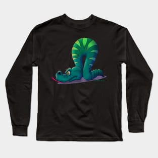 Angry snake Character Art Long Sleeve T-Shirt